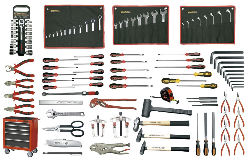 Ega Master Set Of 6 Wrenches In Different Materials 