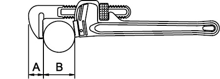 HEAVY DUTY PIPE WRENCH; 10 HEAVY DUTY PIPE WRENCH; 10
