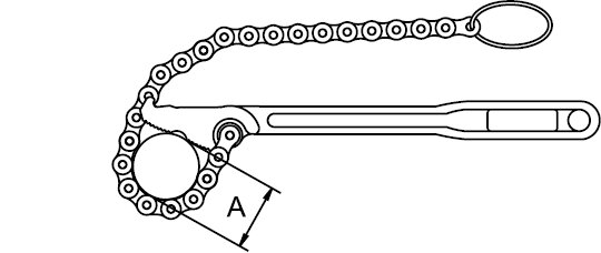 4 in. Universal Reversible Chain Wrench 4 in. Universal Reversible Chain Wrench