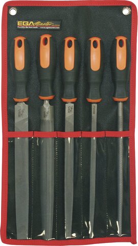 10 Bastard File Set 5 Pcs With Handle