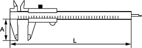 CALIPER  NON SPARKING CU-BE 150 MM