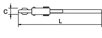 OFFSET HEAVY DUTY PIPE WRENCH 1000 V 8"