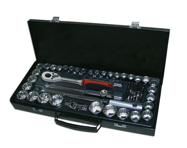 SET; 41 SOCKET WRENCHES; 1/2