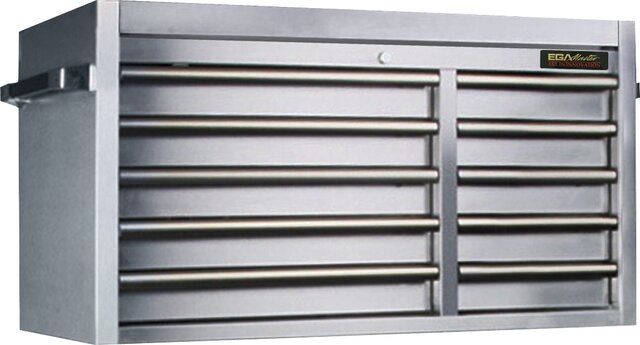 CABINET 10 DRAWERS STAINLESS STEEL 1056 470 576 MM