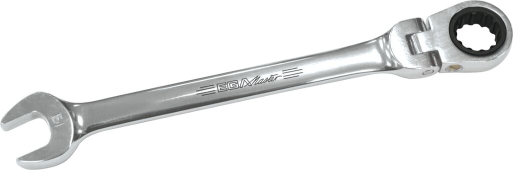 CLÉ MIXTE À CLIQUET ARTICULÉE MASTERGEAR CHROMÉE POLIE