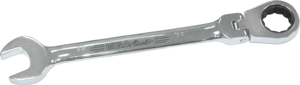 CLÉ MIXTE À CLIQUET ARTICULÉE CLASSICGEAR CHROMÉE POLIE