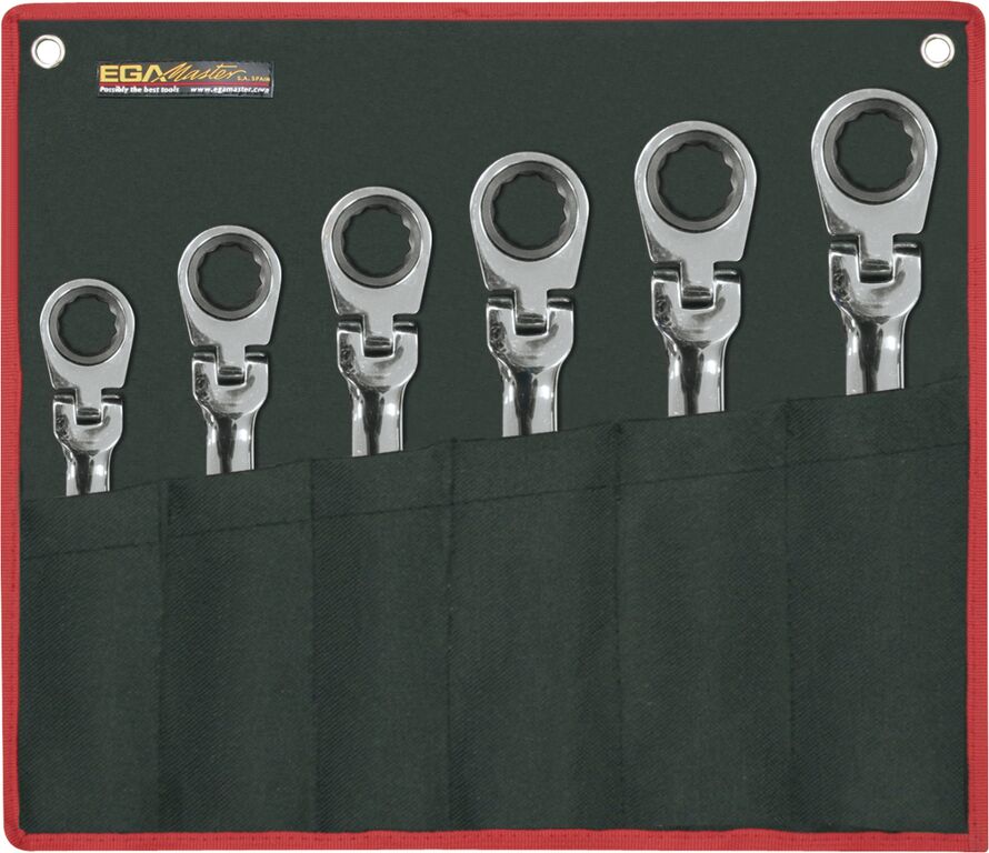 1 x JEU DE 10 CLÉS MIXTES Â CLIQUET ARTICULÉES CLASSICGEAR 3/8" - 1"