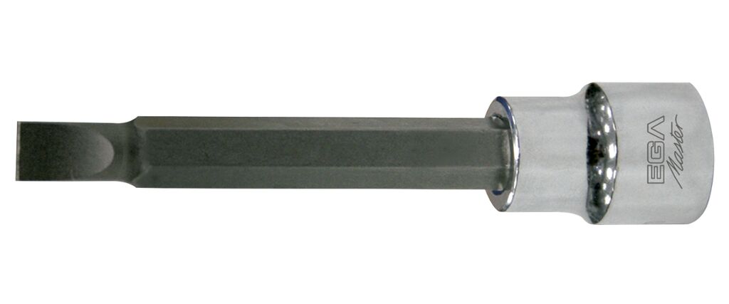 DOUILLE TOURNEVIS POUR VIS À FENTE 1/4" SÉRIE LONGUE