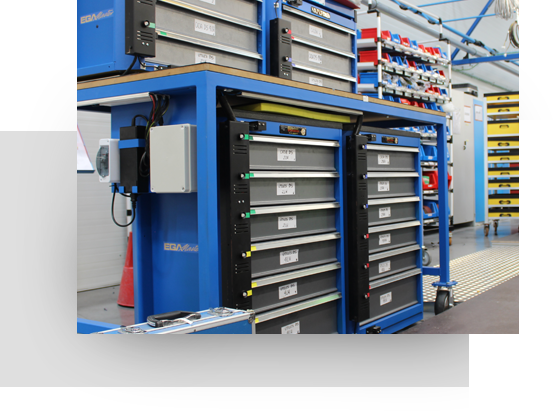 EGA Master and EGA Solutions design and manufacture the first tailor-made  workstation foir CAF Power & Automation