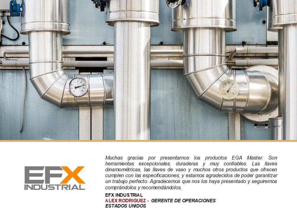 TESTIMONIO EFX INDUSTRIAL